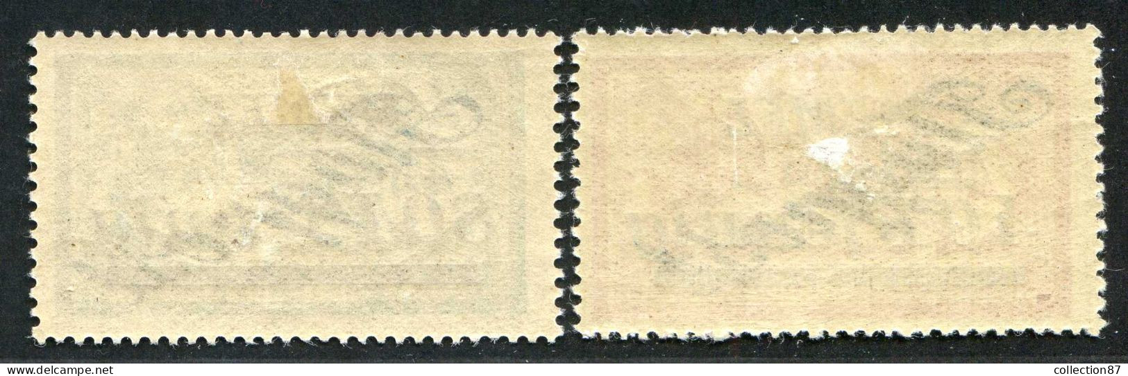 REF 088 > MEMEL FLUGPOST < PA N° 8 + 9 * Neuf Ch Dos Visible - MH * > Air Mail - Aéro - Nuevos