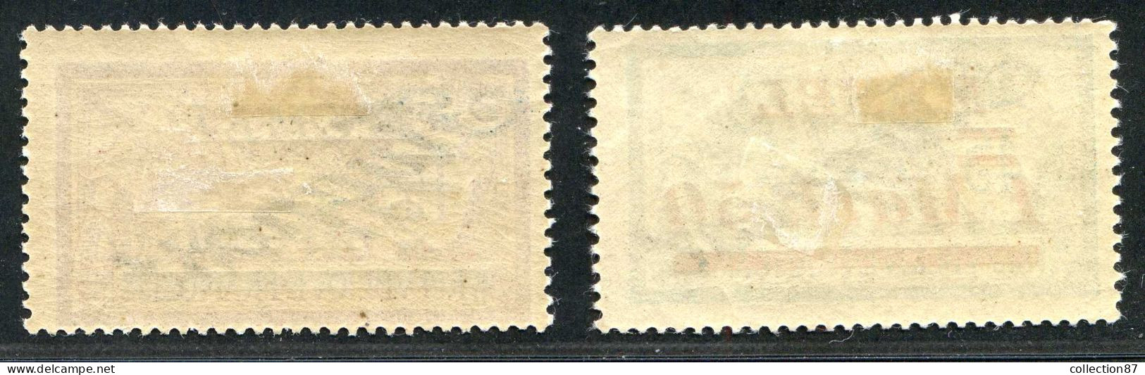 REF 088 > MEMEL FLUGPOST < PA N° 12 + 13 * Neuf Ch Dos Visible - MH * > Air Mail - Aéro - Nuovi