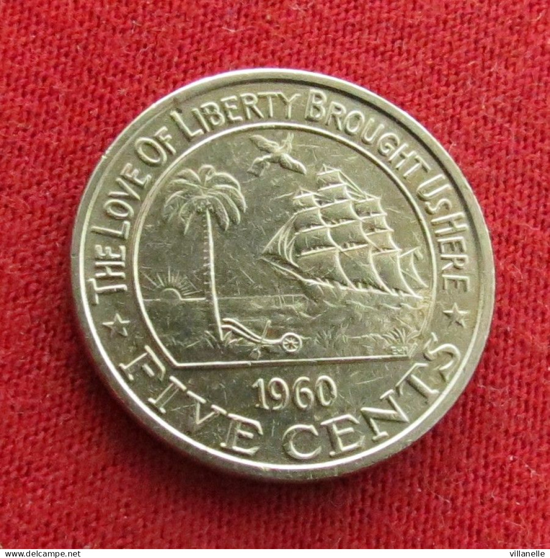Liberia 5 Cents 1960 W ºº - Liberia