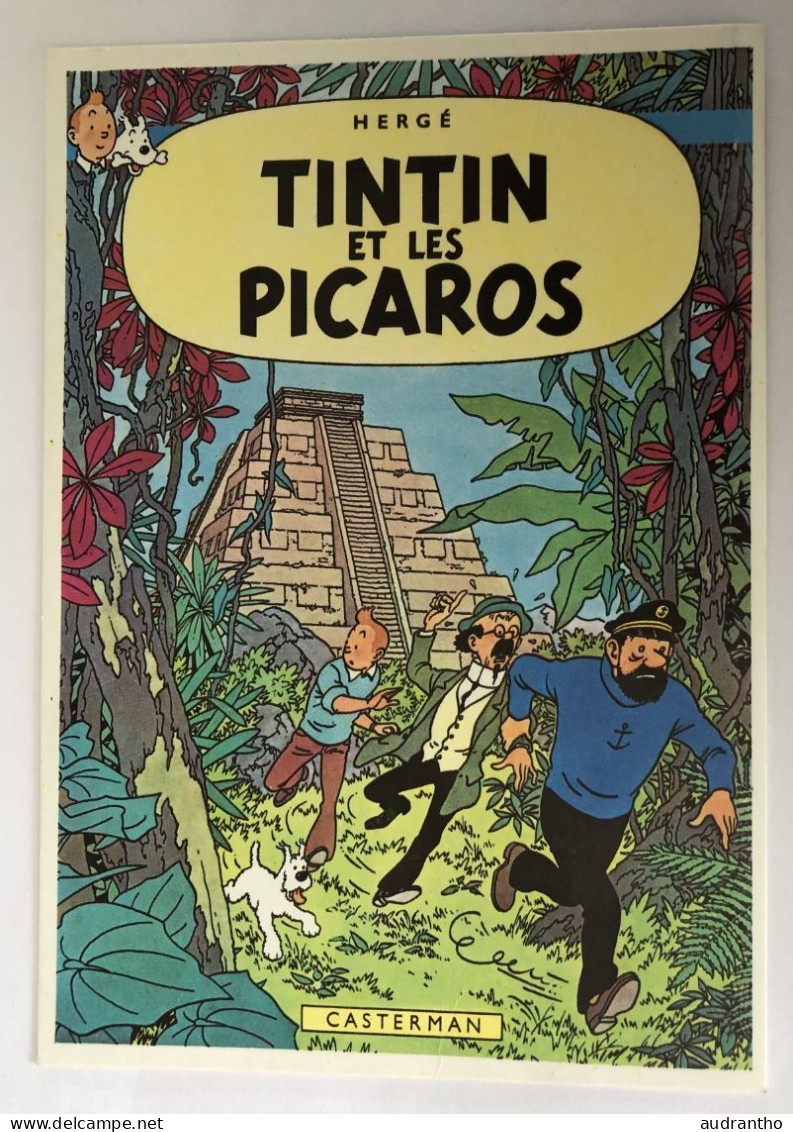 2 Carte Postale Tintin à Choisir Parmi 38 Cartes Dont 1976-1981 - Coke En Stock - Au Congo - Licorne - Objectif Lune - Cartoline Postali
