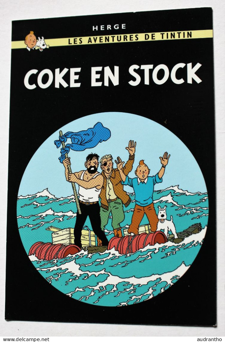 2 Carte postale Tintin à choisir parmi 38 cartes dont 1976-1981 - Coke en Stock - Au Congo - Licorne - objectif lune