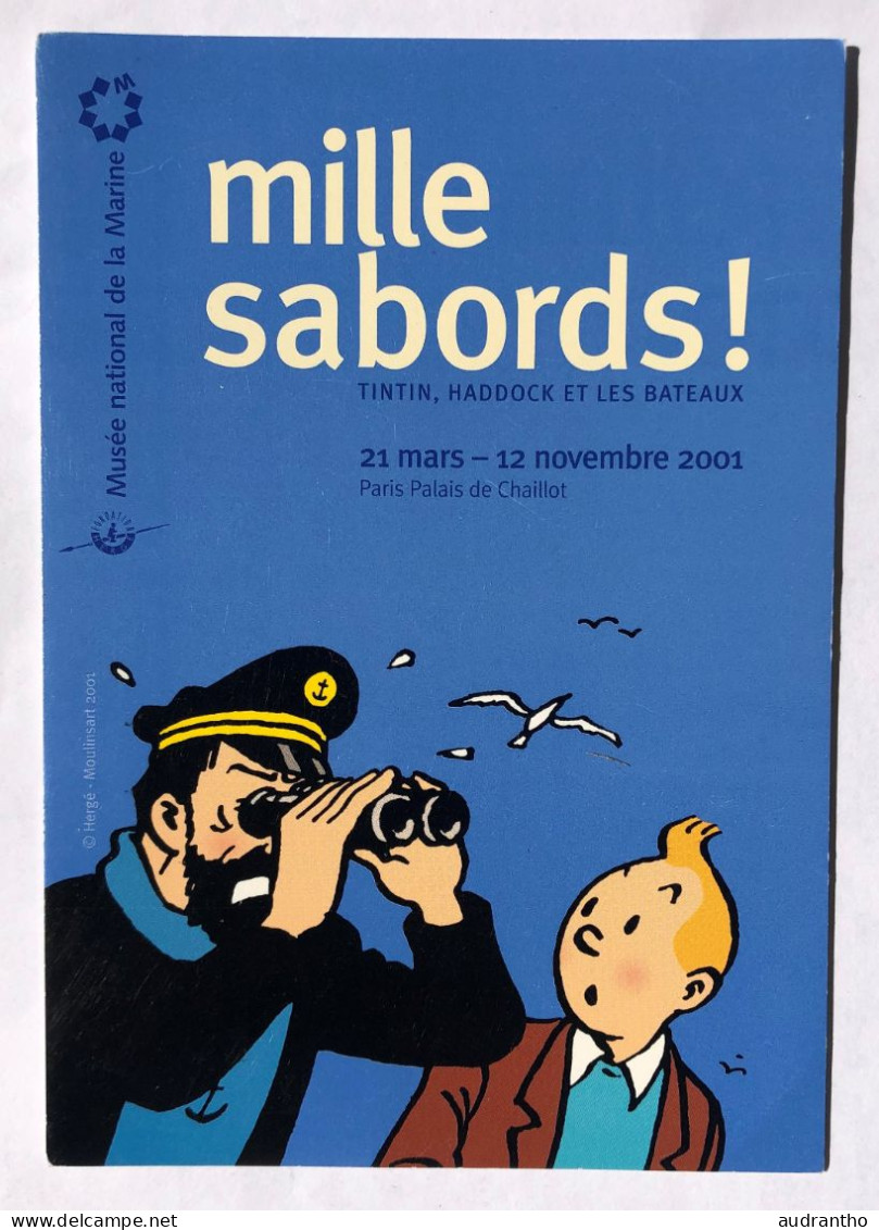 2 Carte postale Tintin à choisir parmi 38 cartes dont 1976-1981 - Coke en Stock - Au Congo - Licorne - objectif lune