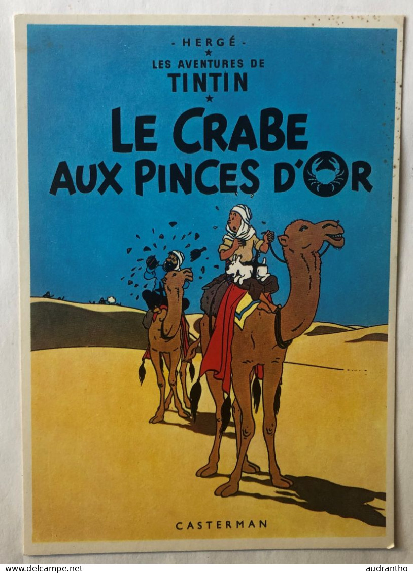 2 Carte postale Tintin à choisir parmi 38 cartes dont 1976-1981 - Coke en Stock - Au Congo - Licorne - objectif lune