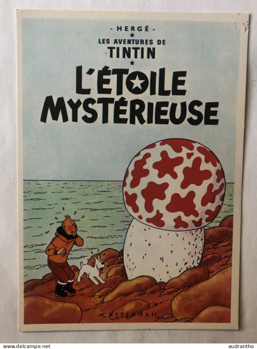 2 Carte postale Tintin à choisir parmi 38 cartes dont 1976-1981 - Coke en Stock - Au Congo - Licorne - objectif lune