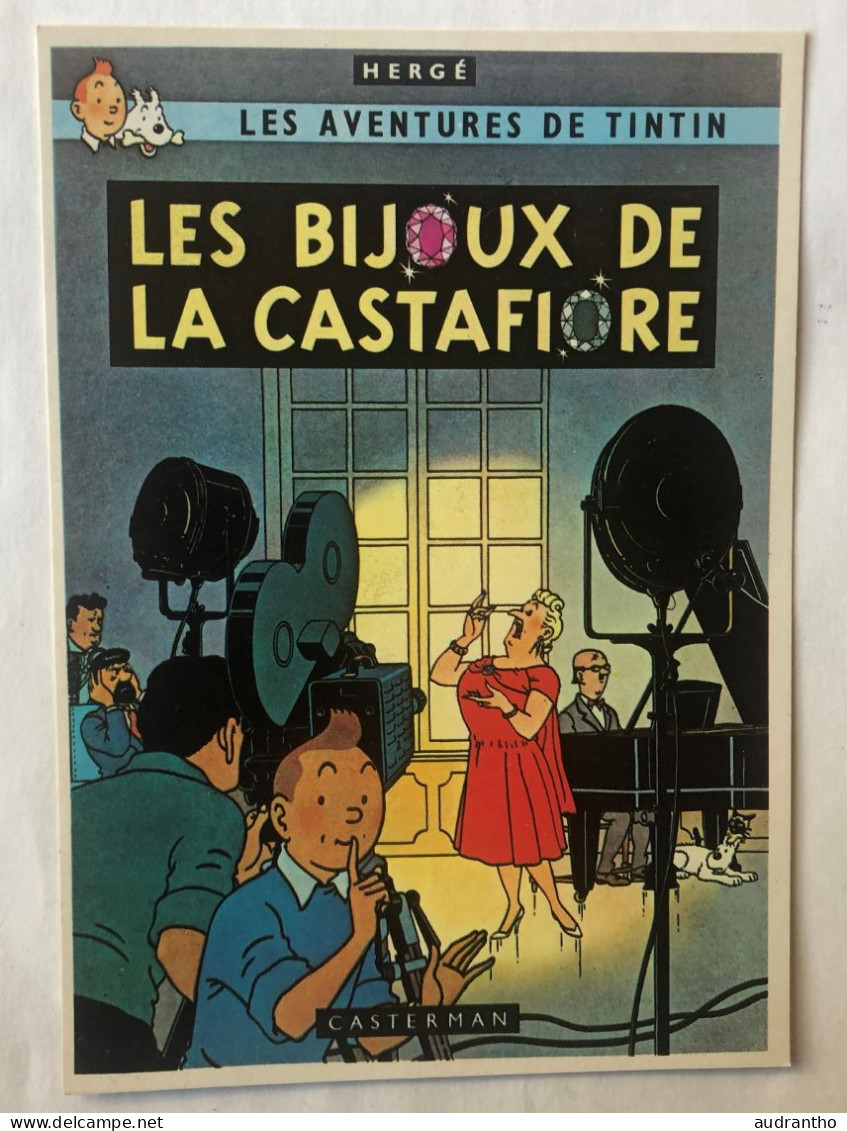 2 Carte postale Tintin à choisir parmi 38 cartes dont 1976-1981 - Coke en Stock - Au Congo - Licorne - objectif lune