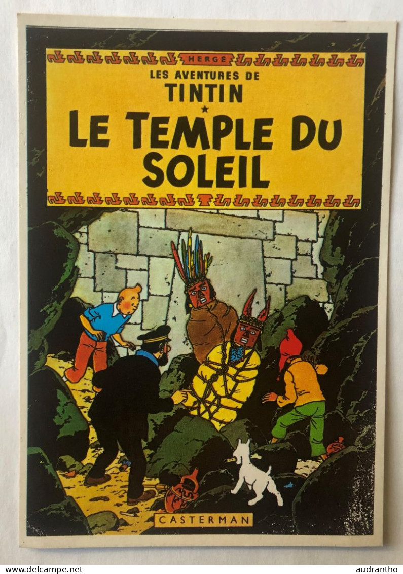 2 Carte postale Tintin à choisir parmi 38 cartes dont 1976-1981 - Coke en Stock - Au Congo - Licorne - objectif lune