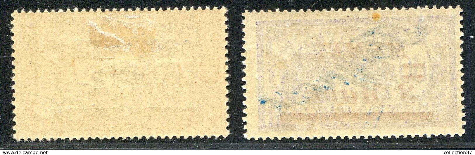 REF 088 > MEMEL FLUGPOST < PA N° 15 + 16 * Neuf Ch Dos Visible - MH * > Air Mail - Aéro - Unused Stamps