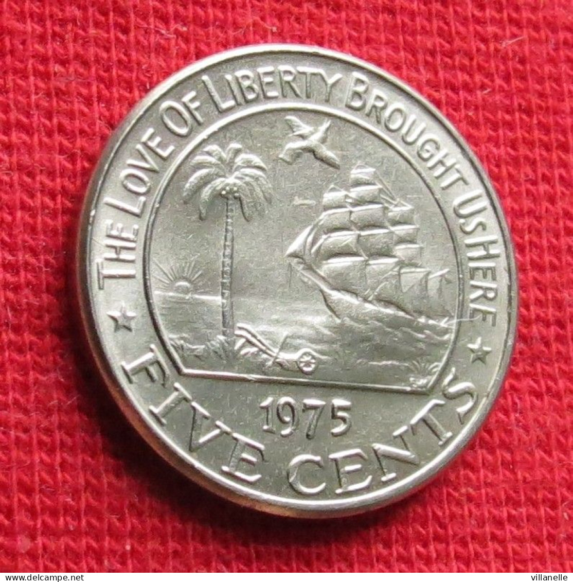 Liberia 5 Cents 1975 W ºº - Liberia