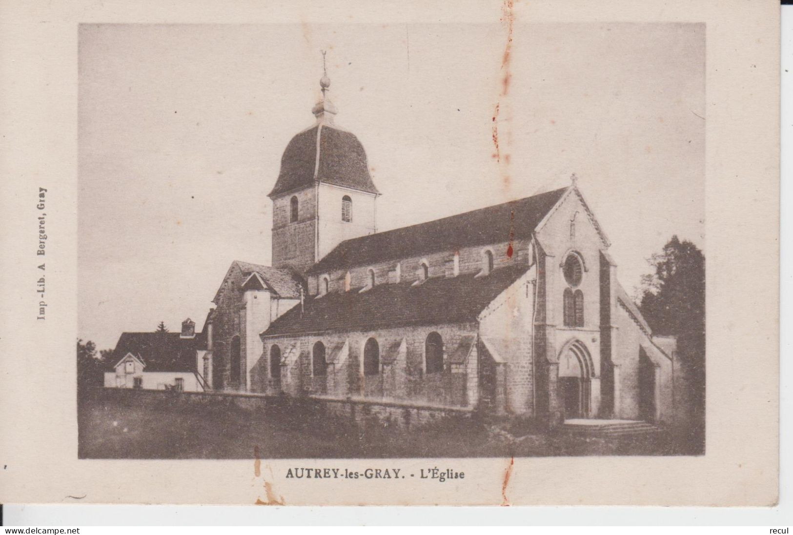 HAUTE SAÔNE - AUTREY Les GRAY - L'Eglise - Autrey-lès-Gray