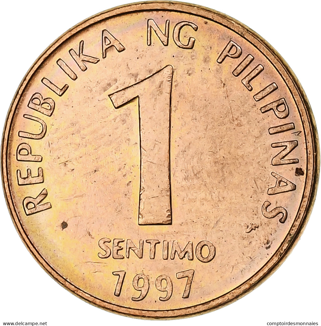 Philippines, Sentimo, 1997, Cuivre Plaqué Acier, SUP+, KM:273 - Philippinen