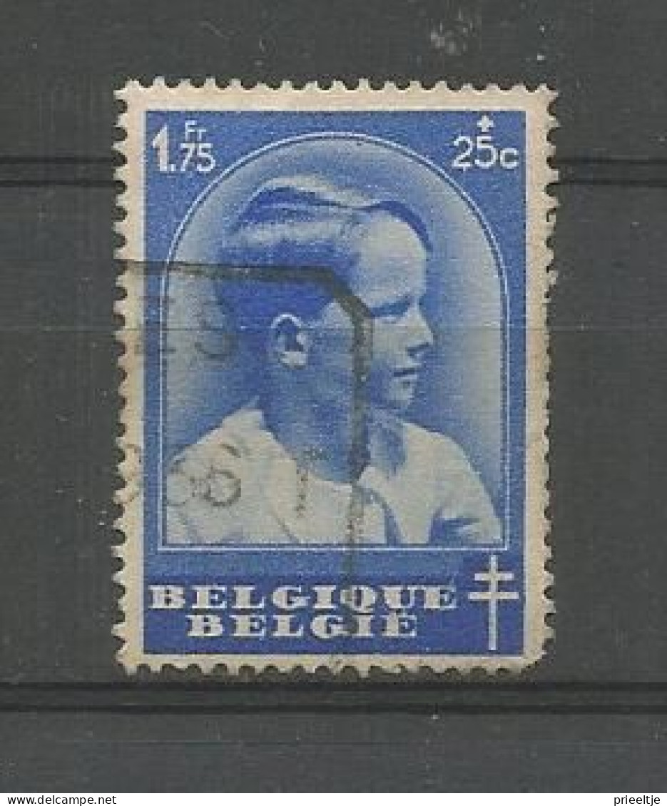 Belgie  1936 Prins Boudewijn OCB 444 (0) - Usados