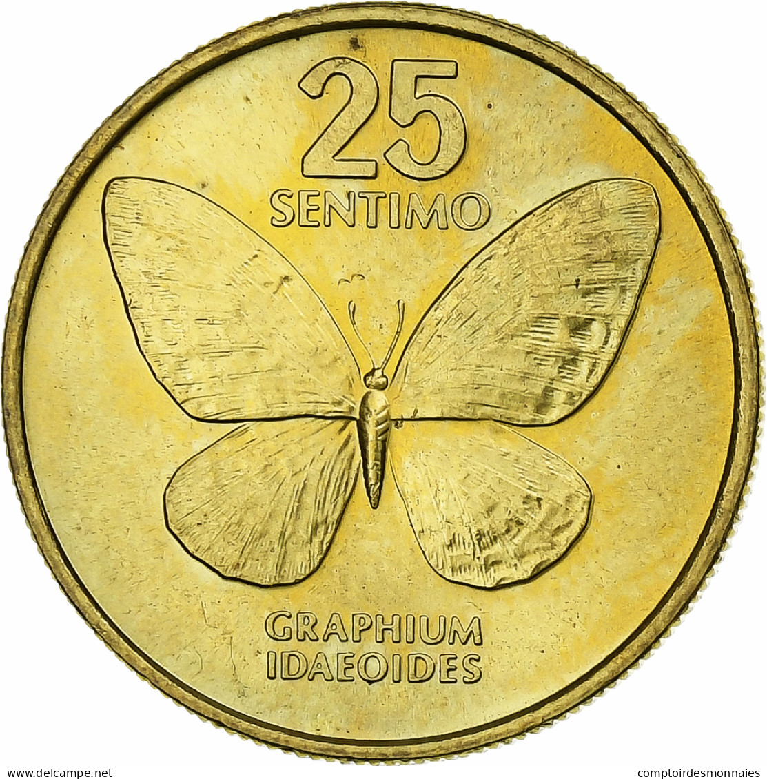 Philippines, 25 Sentimos, 1990, Laiton, SPL, KM:241.1 - Philippinen