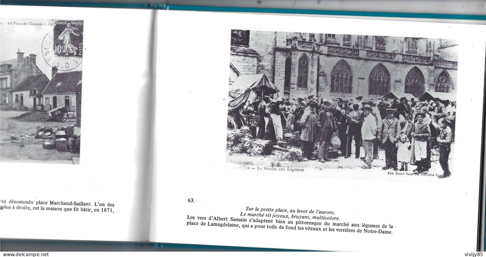 61 - T.Beau Livre Illustré " ALENçON En Cartes Postales Anciennes " - 1989 - Normandie