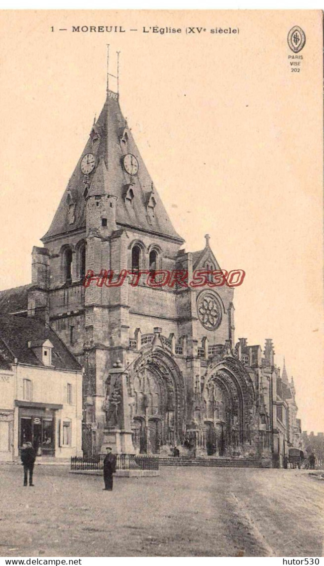CPA MOREUIL - L'EGLISE - Moreuil