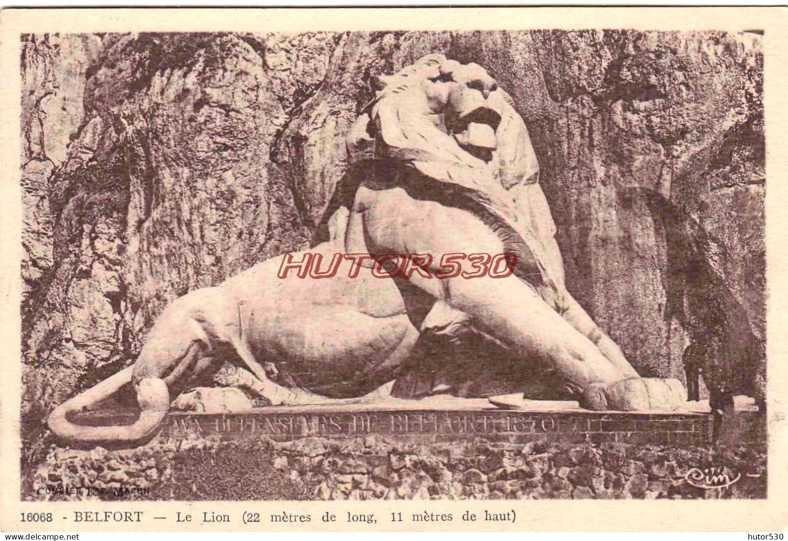 CPA BELFORT - LE LION - Belfort – Le Lion