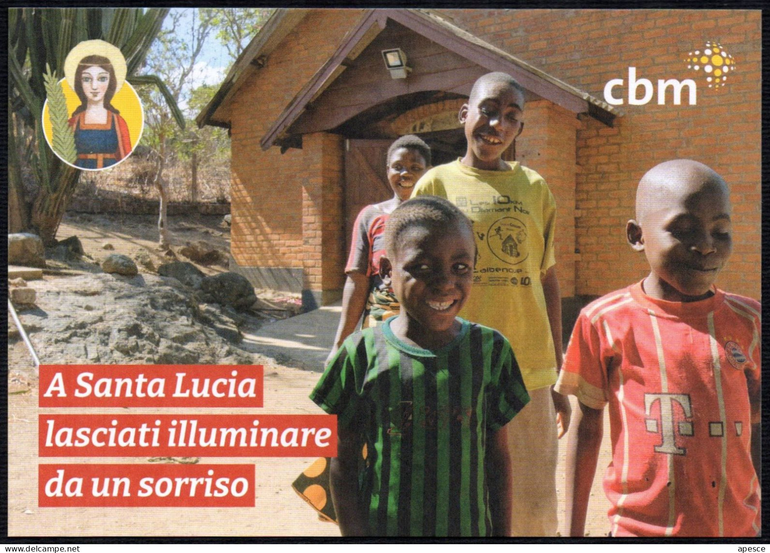 RELIGION / ILLNESSES - ITALIA - CBM - A SANTA LUCIA - LASCIATI ILLUMINARE DA UN SORRISO - PROMOCARD - I - Santé