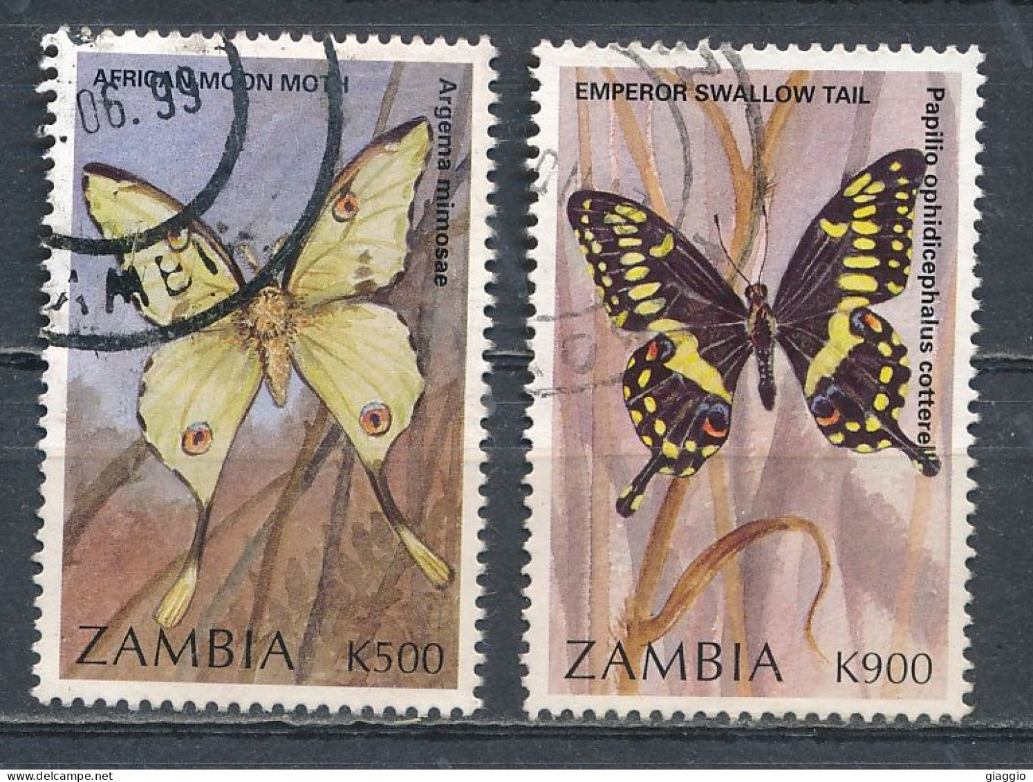 °°° ZAMBIA - Y&T N°652/54 - 1997 °°° - Zambia (1965-...)