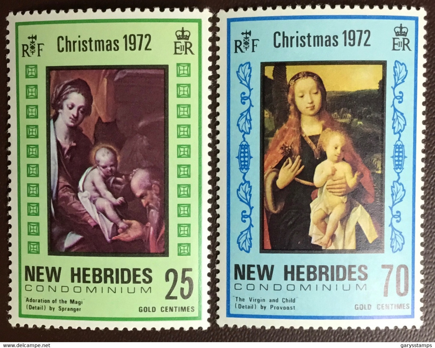 New Hebrides 1972 Christmas MNH - Unused Stamps