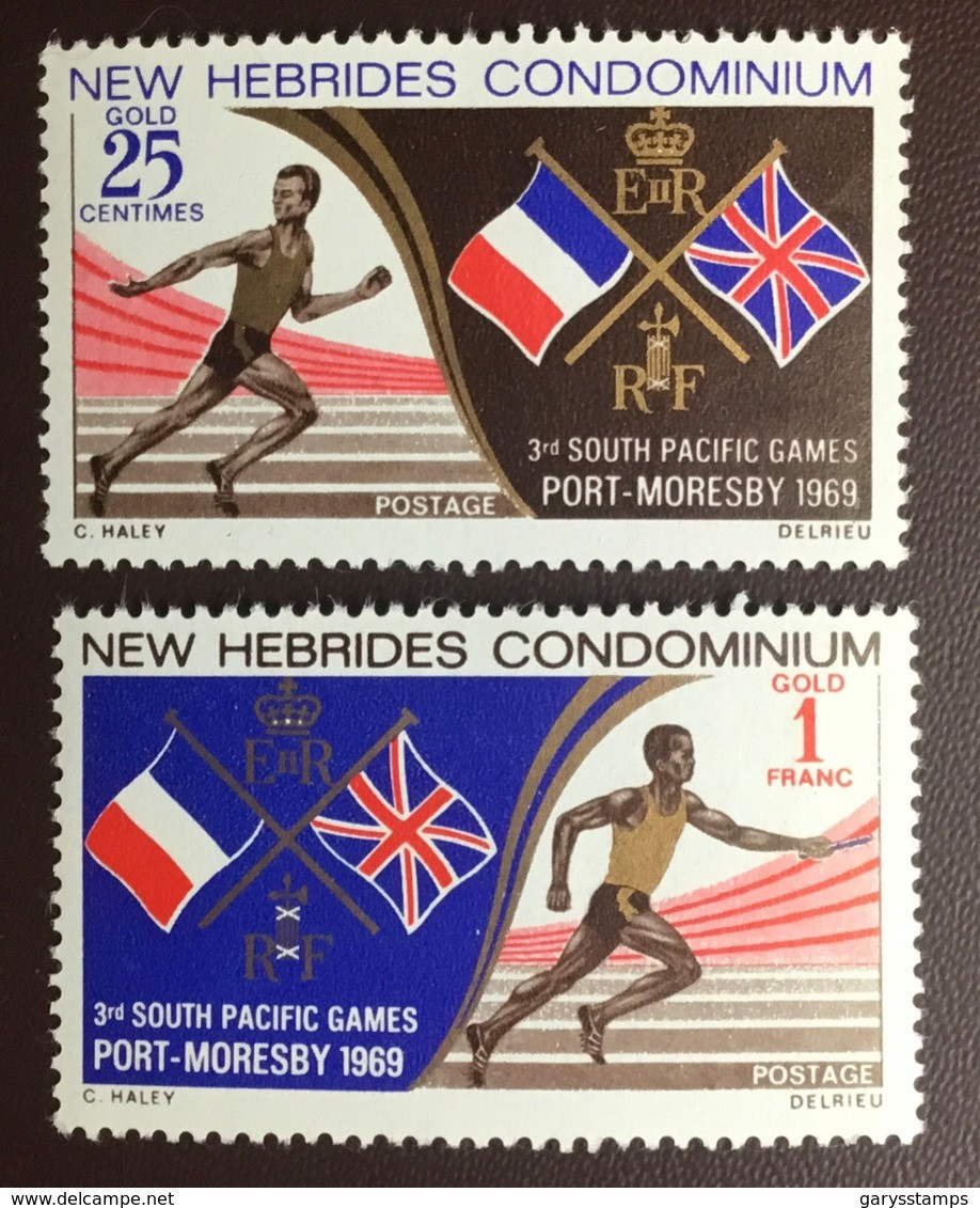 New Hebrides 1969 South Pacific Games MNH - Unused Stamps