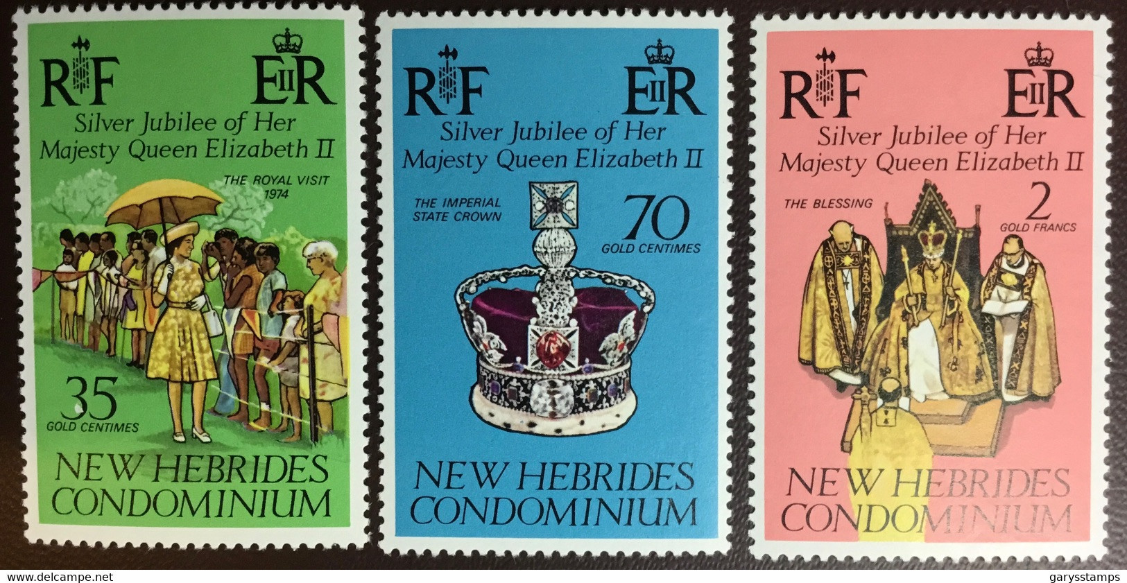 New Hebrides 1977 Silver Jubilee MNH - Ongebruikt