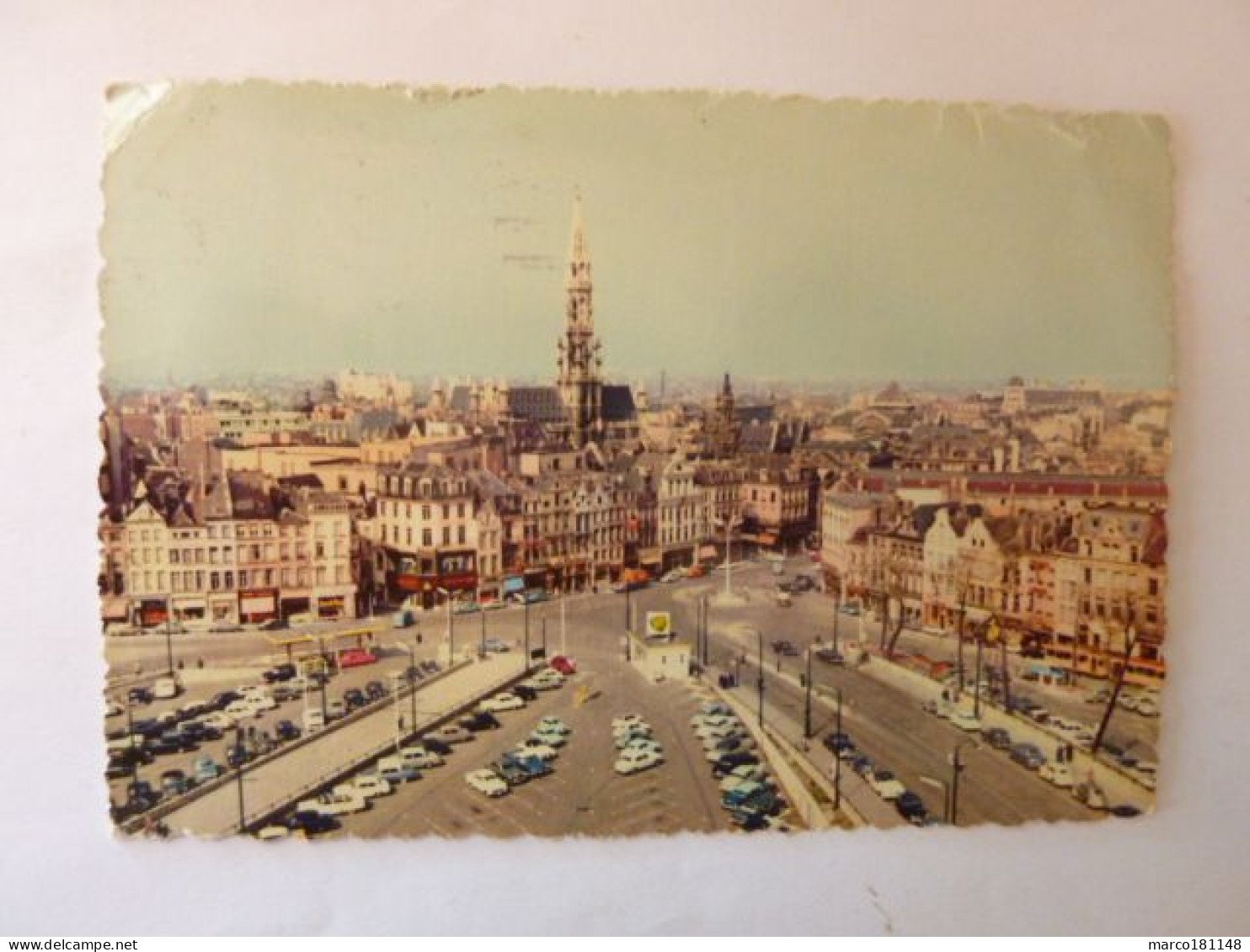 BRUXELLES - Panorama Et Flèche De L'Hôtel De Ville - Mehransichten, Panoramakarten
