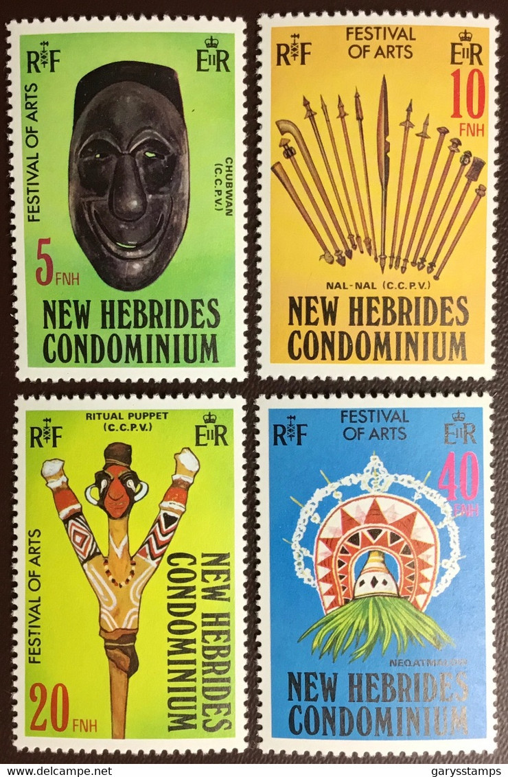 New Hebrides 1979 Arts Festival MNH - Nuovi