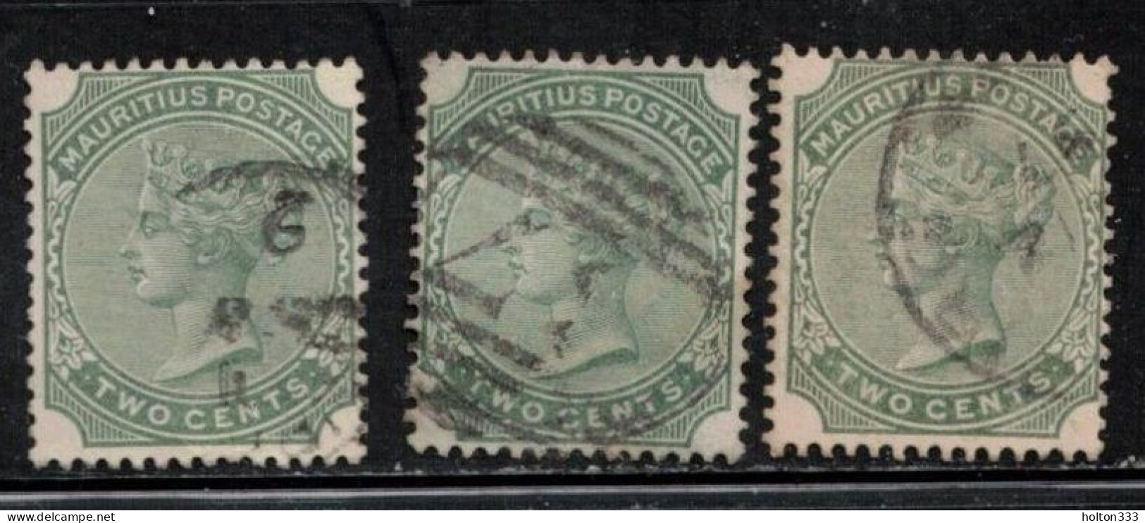 MAURITIUS Scott # 70 Used X 3 - QV - Mauritius (...-1967)