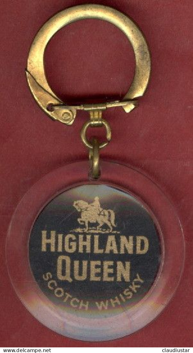 ** PORTE - CLEFS  HIGHLAND  QUEEN  +  WHITE  HORSE  -  SCOTCH  WHISKY ** - Portachiavi