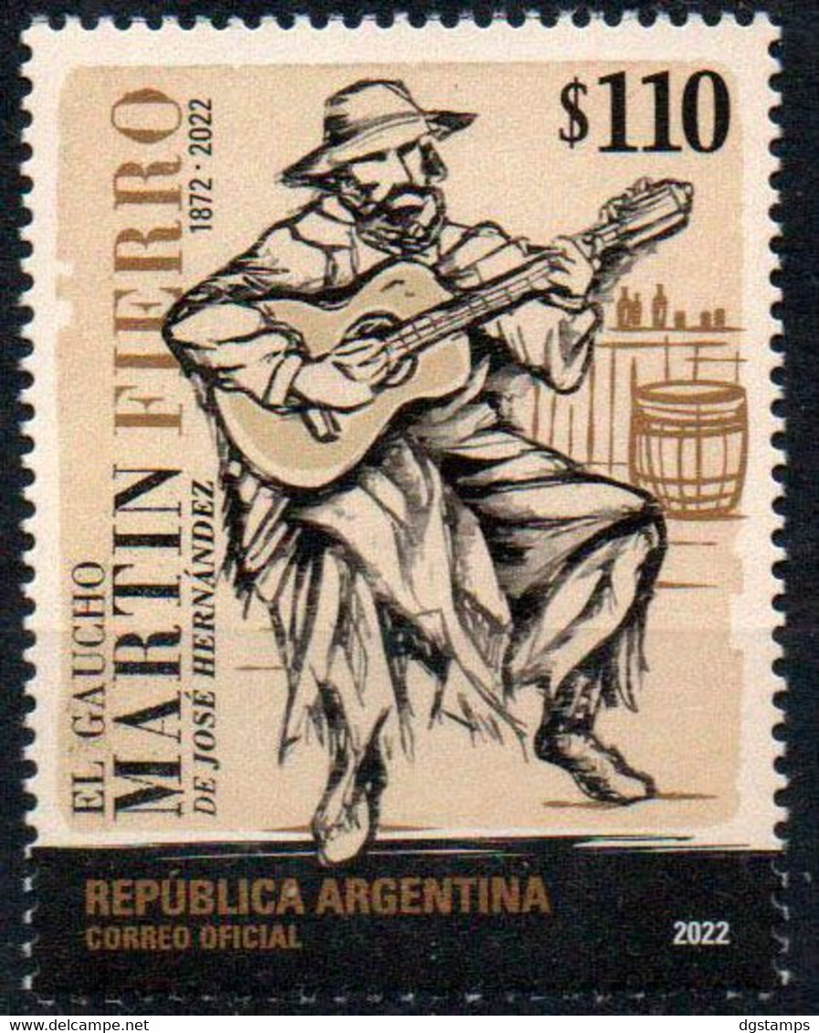 Argentina 2022 ** The Gaucho Martin Fierro (1872-2022) By José Hernández. - Nuovi