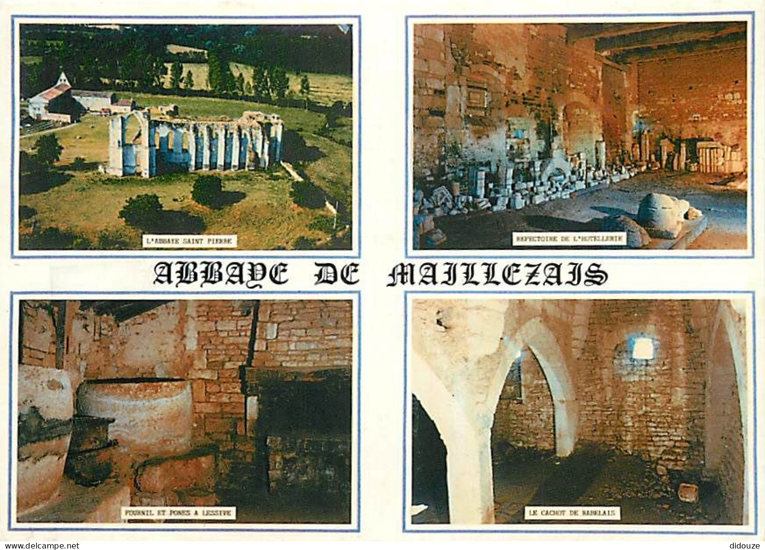 85 - Maillezais - L'Abbaye Saint Pierre - Multivues - Flamme Postale De Fontenay Le Comte - CPM - Voir Scans Recto-Verso - Maillezais