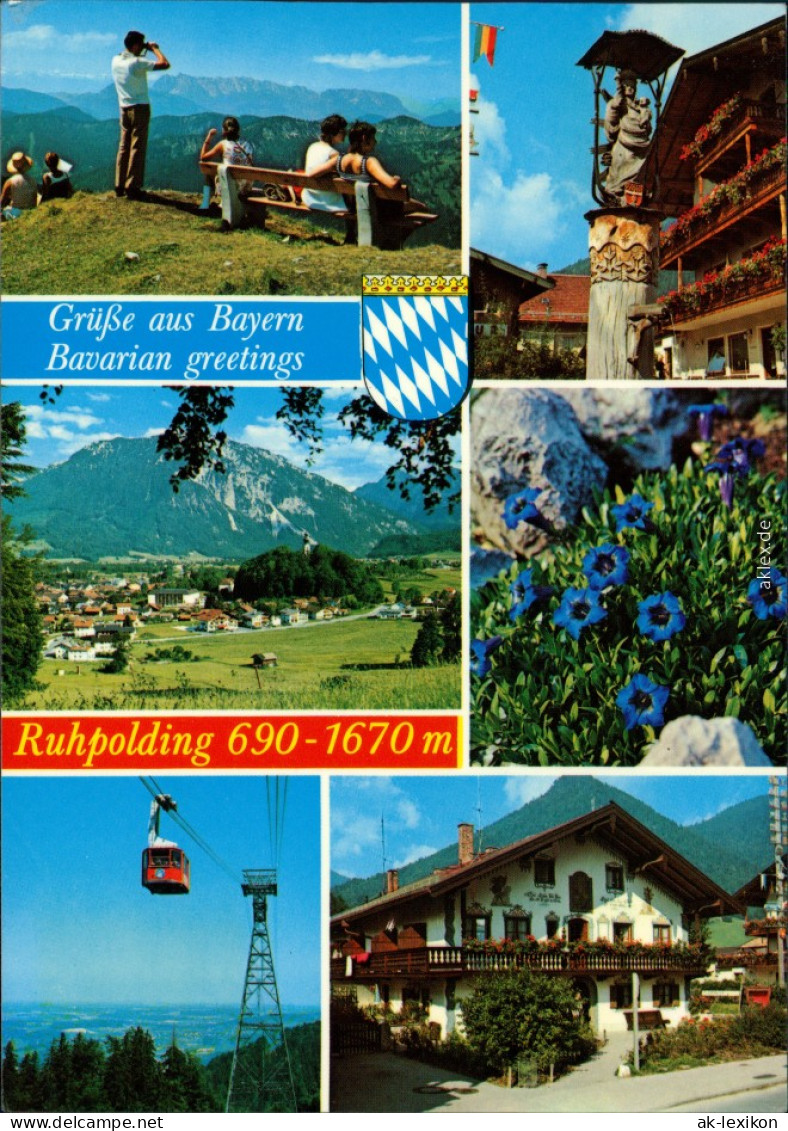 Ansichtskarte Ruhpolding Ansichten 1975 - Ruhpolding