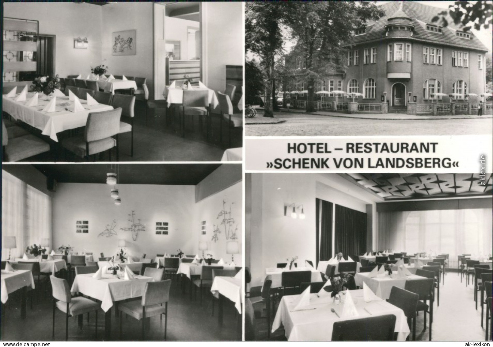 Ansichtskarte Teupitz Hotel - Restaurant "Schenk Von Landsberg" 1981 - Teupitz