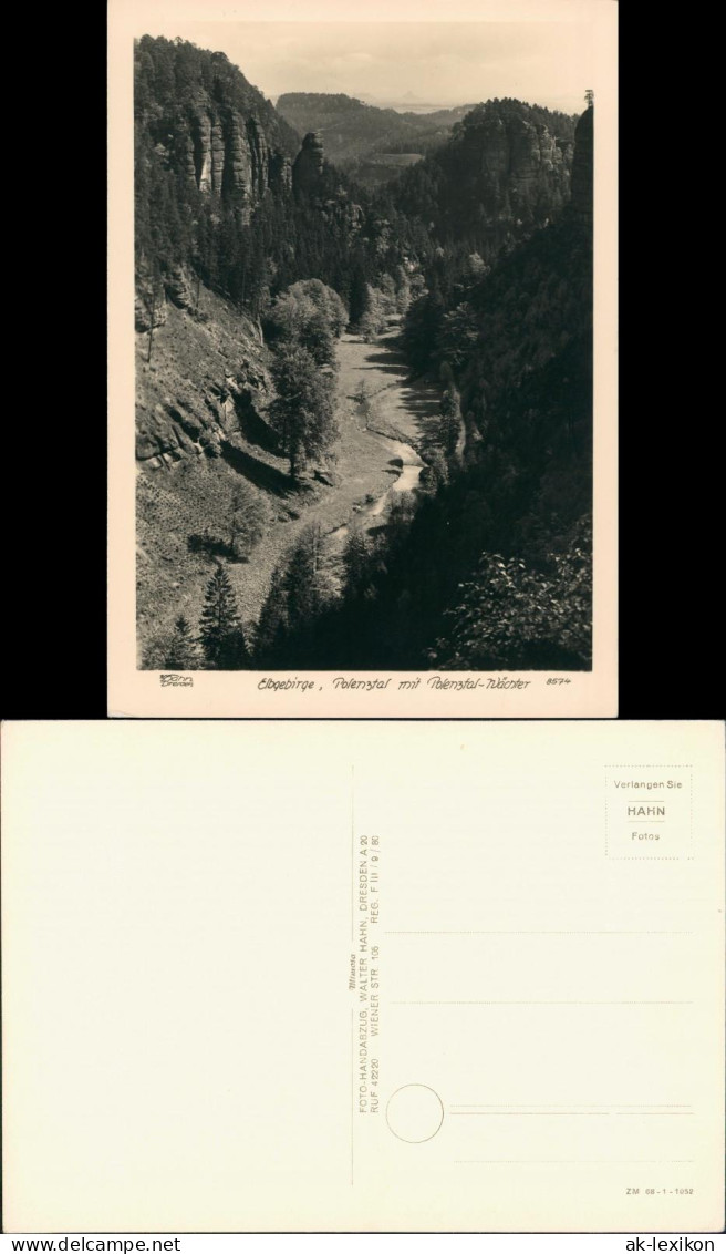 Ansichtskarte Hohnstein (Sächs. Schweiz) Polenzwächter 1940 Walter Hahn:8574 - Hohnstein (Sächs. Schweiz)