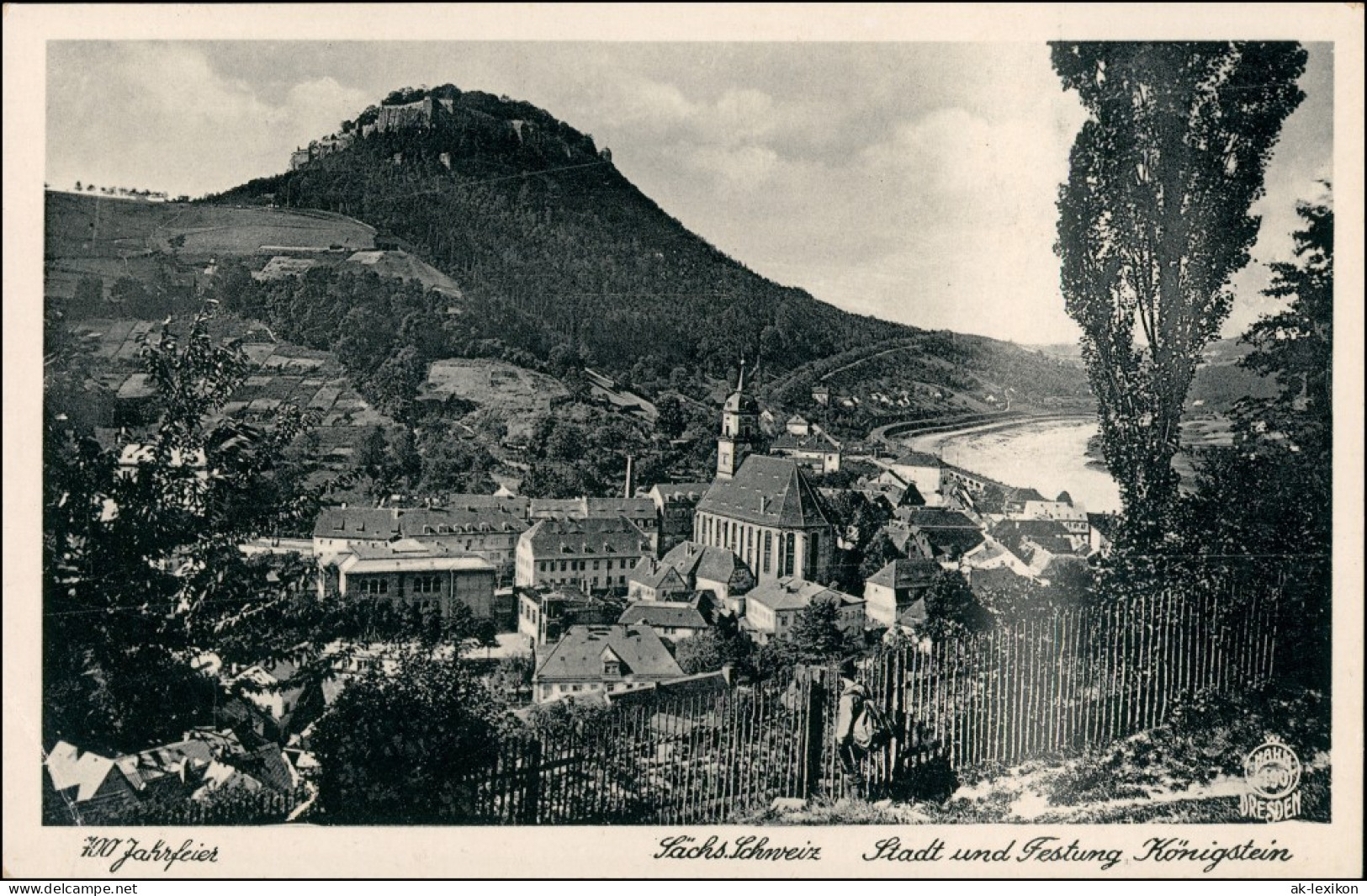 Königstein (Sächsische Schweiz) Stadt - 700 Jahre Pirna 1933 Walter Hahn:190 - Koenigstein (Saechs. Schw.)