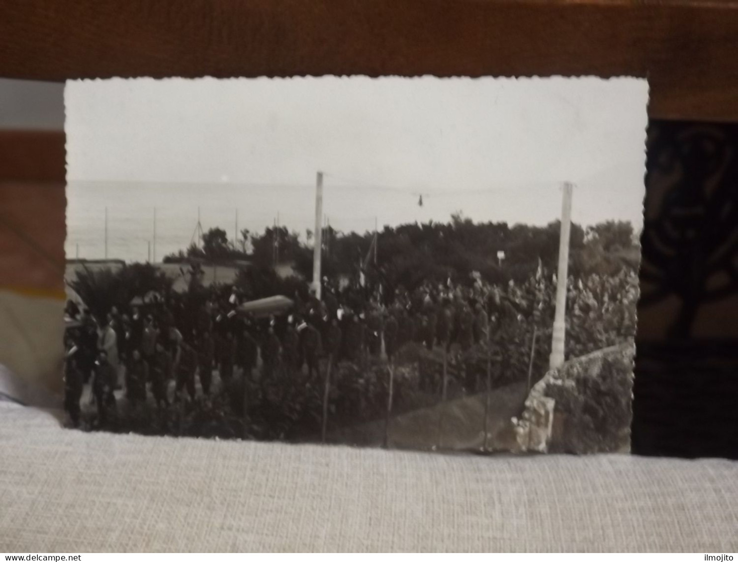 CARTOLINE FOTOGRAFIA FUNERALI ALLUVIONE 1933 FORMATO PICCOLO - Begrafenis