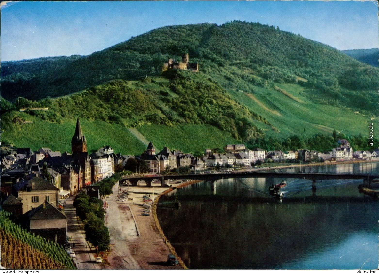 Ansichtskarte Bernkastel-Kues Berncastel-Cues Panorama-Ansicht 1972 - Bernkastel-Kues