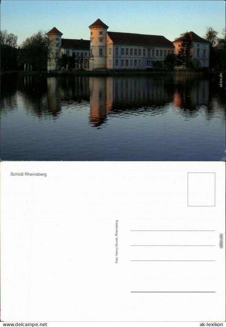 Ansichtskarte Ansichtskarte Rheinsberg Schloss 1998 - Rheinsberg