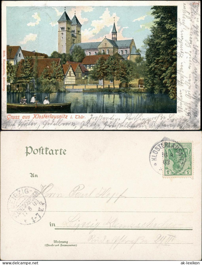 Bad Klosterlausnitz Panorama 1903 - Bad Klosterlausnitz
