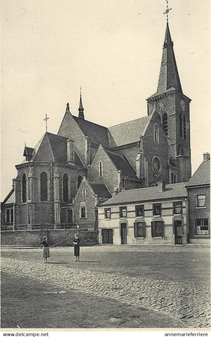 Wiers Grand Place,la Cure Et L'Eglise - Colfontaine