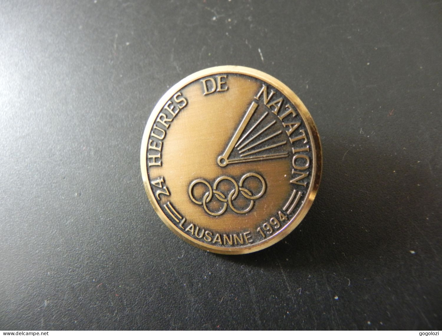 Old Badge Schweiz Suisse Svizzera Switzerland - 24 Heures De Natation Lausanne 1994 - Sin Clasificación