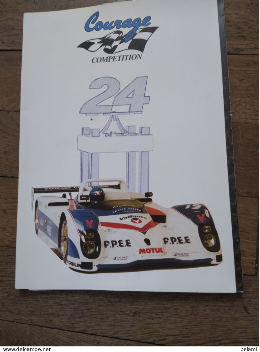 Dossier   **  Courage  Compétition  24 H Du Mans  , Bien Complet  Historique Des Pilotes Exct  ** - Voitures