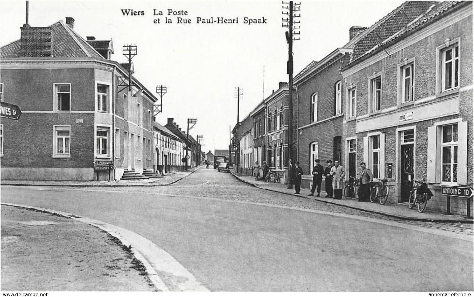 Wiers La Poste Et La Rue Paul-Henri Spaak - Colfontaine