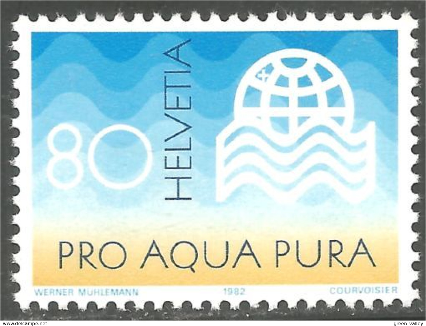 842 Suisse Water Congress Congrès Eau Propre MNH ** Neuf SC (SUI-256) - Hydrotherapy