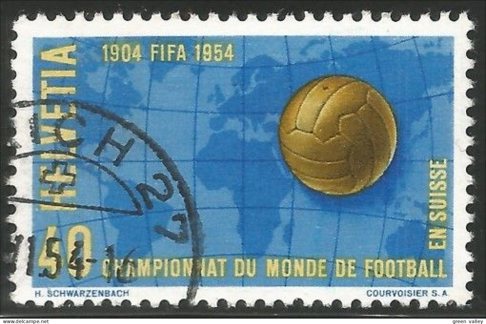 842 Suisse 1954 Coupe Du Monde Football Soccer World Cup (SUI-141) - 1954 – Schweiz