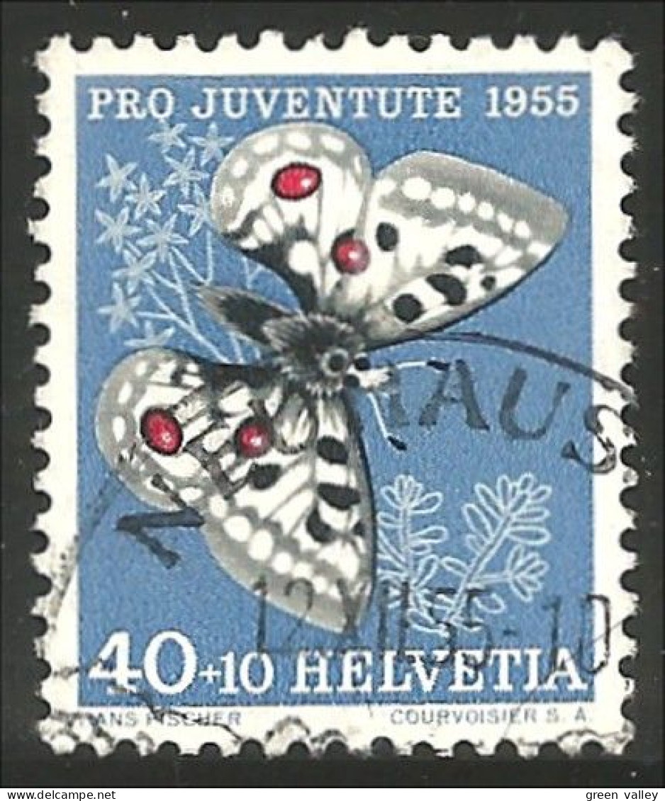 842 Suisse 1955 Semi-postal Pro Juventute Papillon Butterfly Schmetterling Farfala Mariposa (SUI-95) - Papillons