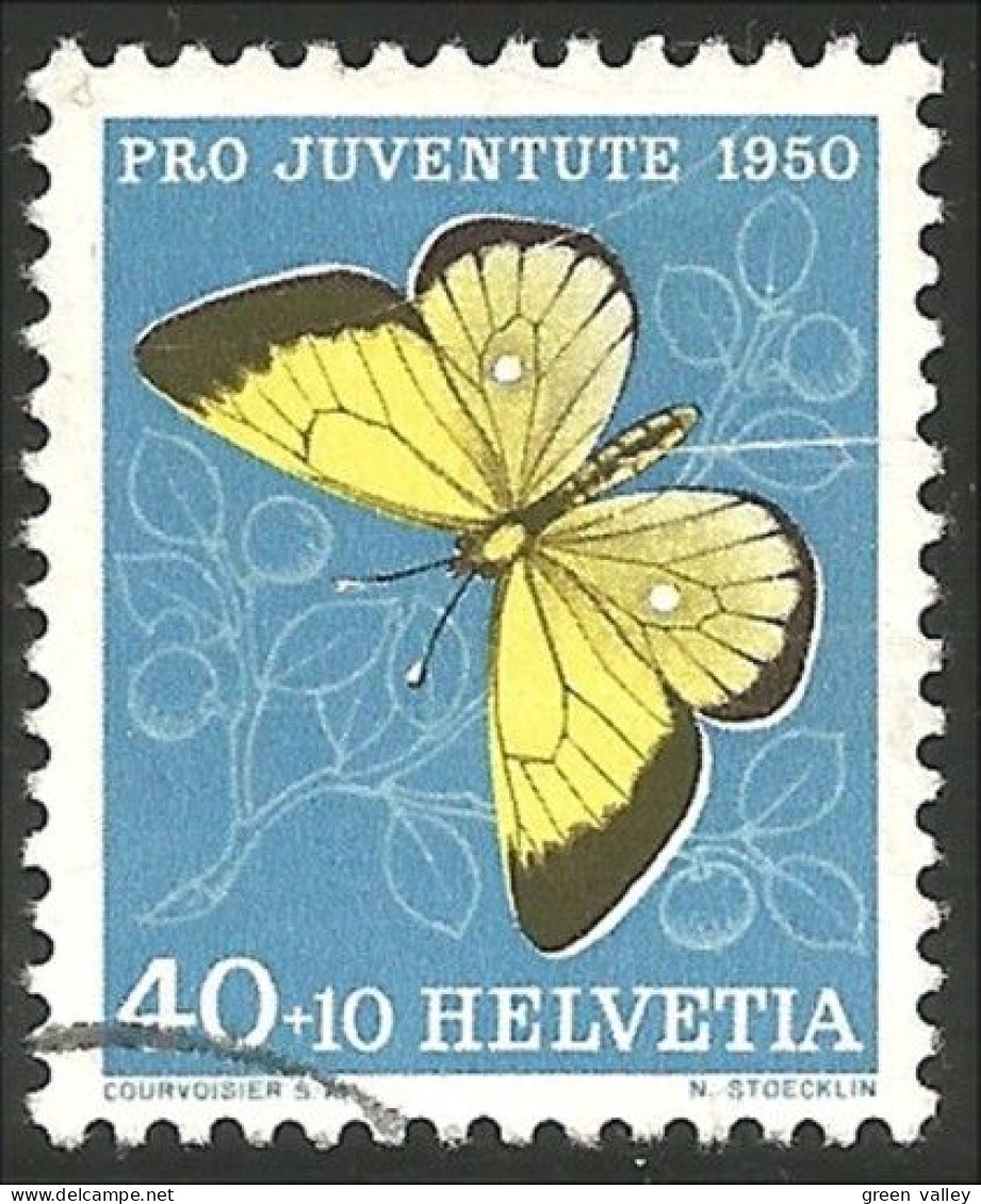 842 Suisse 1950 Semi-postal Pro Juventute Papillon Butterfly Schmetterling Farfala Mariposa (SUI-92) - Vlinders