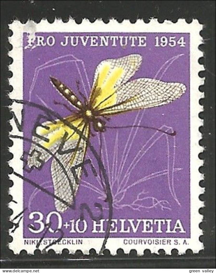 842 Suisse 1954 Semi-postal Pro Juventute Papillon Butterfly Schmetterling Farfala Mariposa (SUI-94) - Vlinders