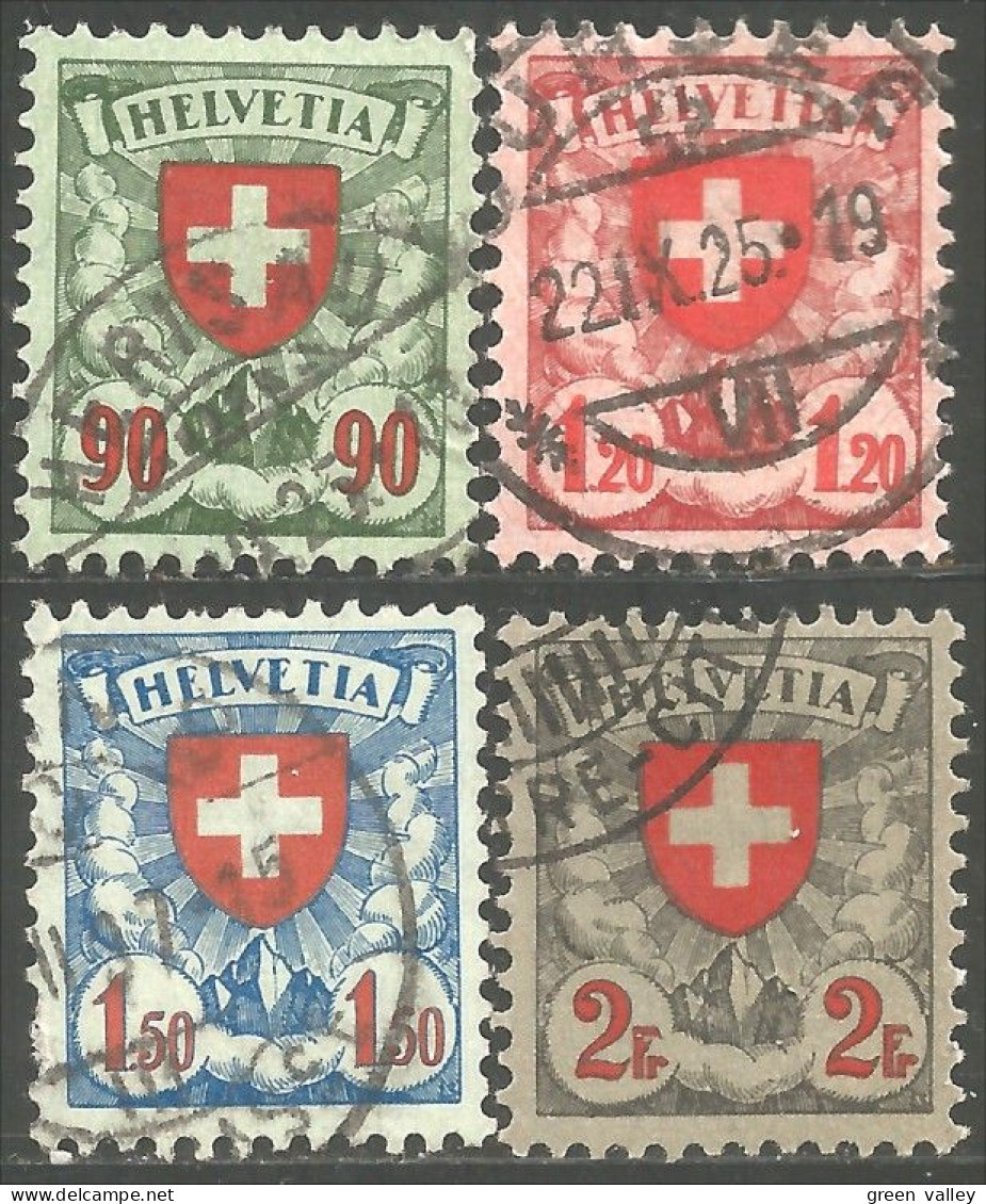 842 Suisse 1924 Série Armoiries Coat Of Arms Set (SUI-38) - Briefmarken