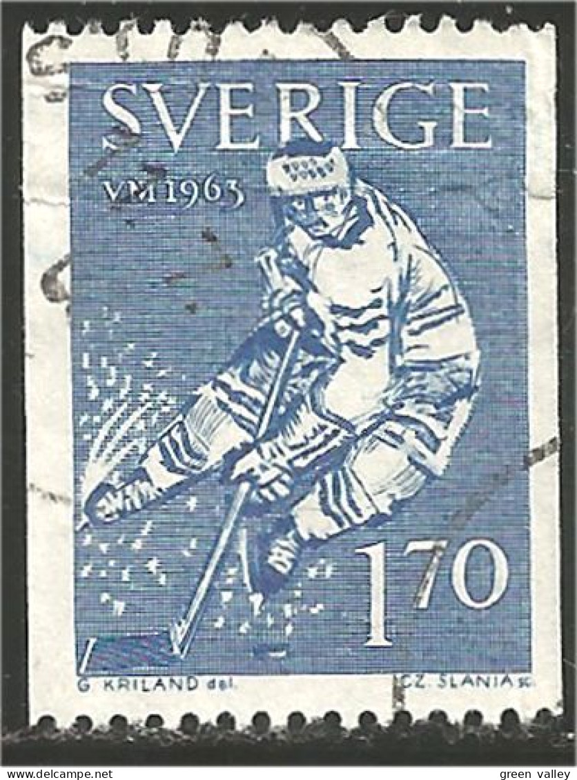 840 Sweden 1965 Championnat Du Monde Hockey Glace (SWE-460c) - Hiver