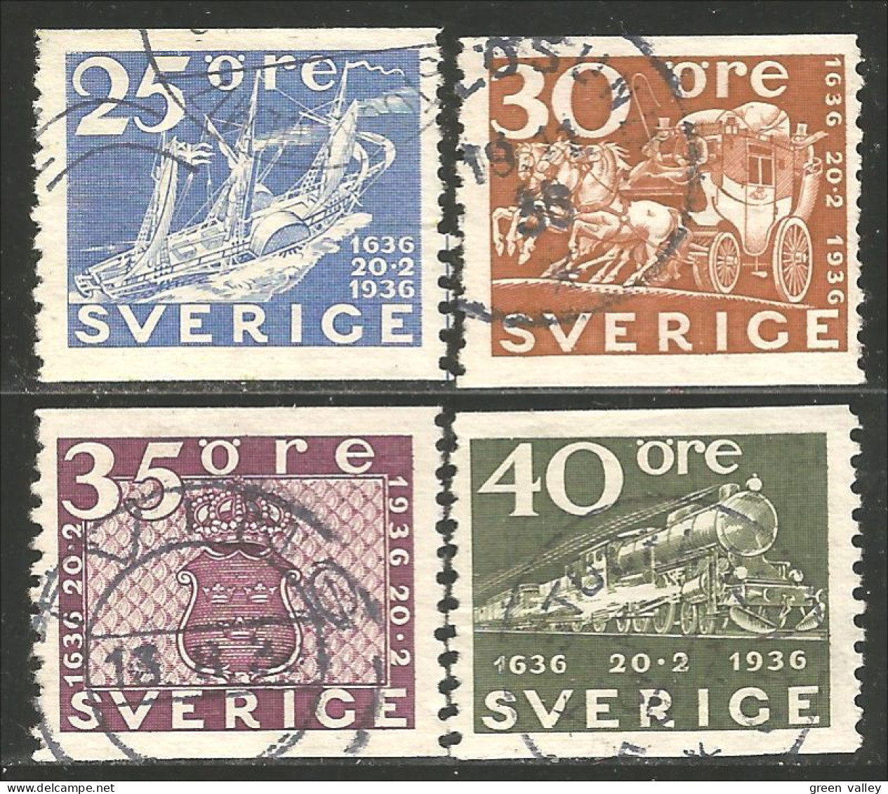 840 Sweden 1936 Perf 10 Vertically (SWE-453) - Gebraucht